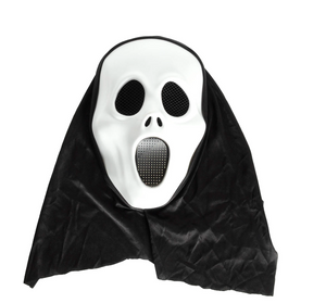 Screaming Face with Hood (White)