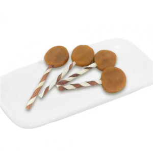 Lollipop in chip shape