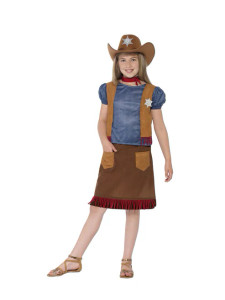 WESTERN BELLE COWGIRL KIDS COSTUME