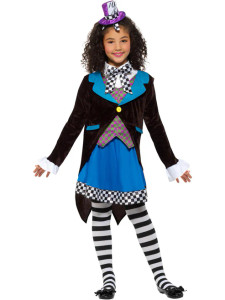 LITTLE MISS HATTER COSTUME WITH DRESS