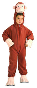 FLEECE CURIOUS GEORGE KIDS COSTUME