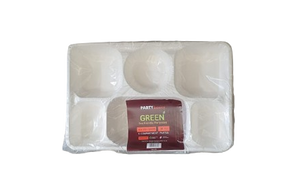 6 Compartment Plates