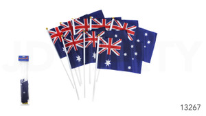 Australian Hand Signal Flag (8 pieces) 14cm x 21cm