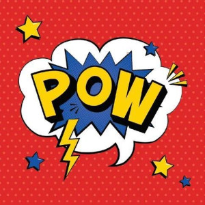 Superhero Pow Cape and Mask Set