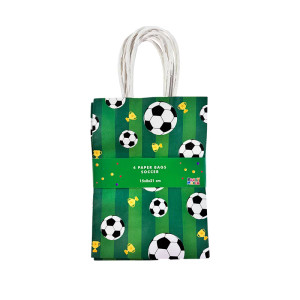 Paper Bag - Soccer 4pk