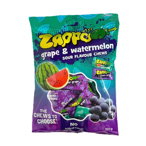Zappo Grape and Watermelon 150g (Pillow Pack)