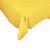Canary Yellow Plastic Table Cover Rectangular