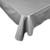 Silver Plastic Table Cover Rectangular 274cm x 137cm