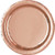 Metallic Rose Gold Dessert Plate Pk 8