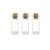 Mini Glass Bottles 6cm Pk 3