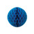 Decorative Honeycomb Ball 20cm - Royal Blue