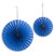 Large Paper Fan Set - Navy
