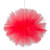 Tulle Pom Poms 30cm 4Pk Red