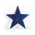 Blue Foil Star Cutouts 6pk -Small