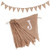 Just Married Burlap Pennant Banner