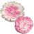Pink Paper Starburst Wall Flowers- Medium 2pk