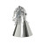 Metallic Silver Party Hat 10pk