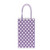 12 PK Paper Bag - Lavender Polka Dot Small