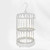 Silver 2 Tier Birdcage Cake Stand