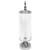 Chrome Glass Cylinder Lolly Jar- Silver