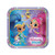 Shimmer & Shine Dessert Plates Square 8Pk