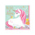 Magical Unicorn Beverage Napkins Believe 16PK