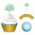 Oh Baby Boy Cupcake Kit 24pk