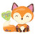Supershape Balloon - Welcome Baby Fox
