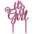 Plastic It's A Girl Cake Topper