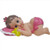 Plastic Baby Girl Laying on Pillow Favor