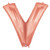 Megaloon Letter V Rose Gold 100cm
