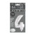 Silver Numeral Foil Balloon 35cm - 4