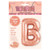 Rose Gold Alphabet Foil Balloon 86cm - B
