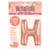 Rose Gold Alphabet Foil Balloon 86cm - H