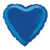 Heart Foil Balloon - Royal Blue