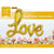Love Balloon Banner Gold
