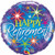 45cm Foil Balloon - Happy Retirement Bursts