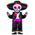Day Of The Dead Skeleton Supershape Balloon