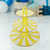 Yellow Stripe Cupcake Stand