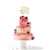 Just Married Gold Cake Topper
