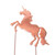 Rose Gold Cake Topper - Unicorn