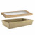 Kraft Catering Tray With Lid Large - 80mm Depth