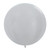 60cm Latex Balloons Metallic Silver 10pk