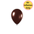12cm Latex Balloons Shimmer Chocolate Each