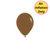12cm Latex Balloons Matte Coffee 100pk