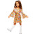 Rainbow Hippie Kids Costume