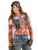 FAUX REAL LADIES TATTO w/MESH SLEEVES - MEDIUM