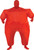 INFLATABLE RED SKIN SUIT - ONE SIZE