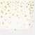 GOLD CONFETTI DOTS 16 FOIL STAMPED LUNCHEON NAPKINS 2PLY