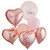 Rose Gold Hens Party Balloons Bundle Pack of 9
